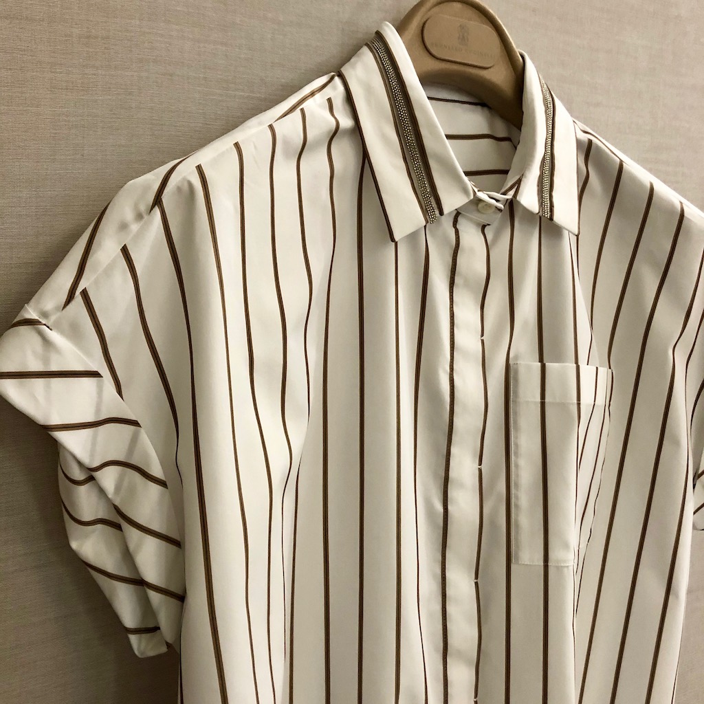 CUCINELLI Bluse STRIPES