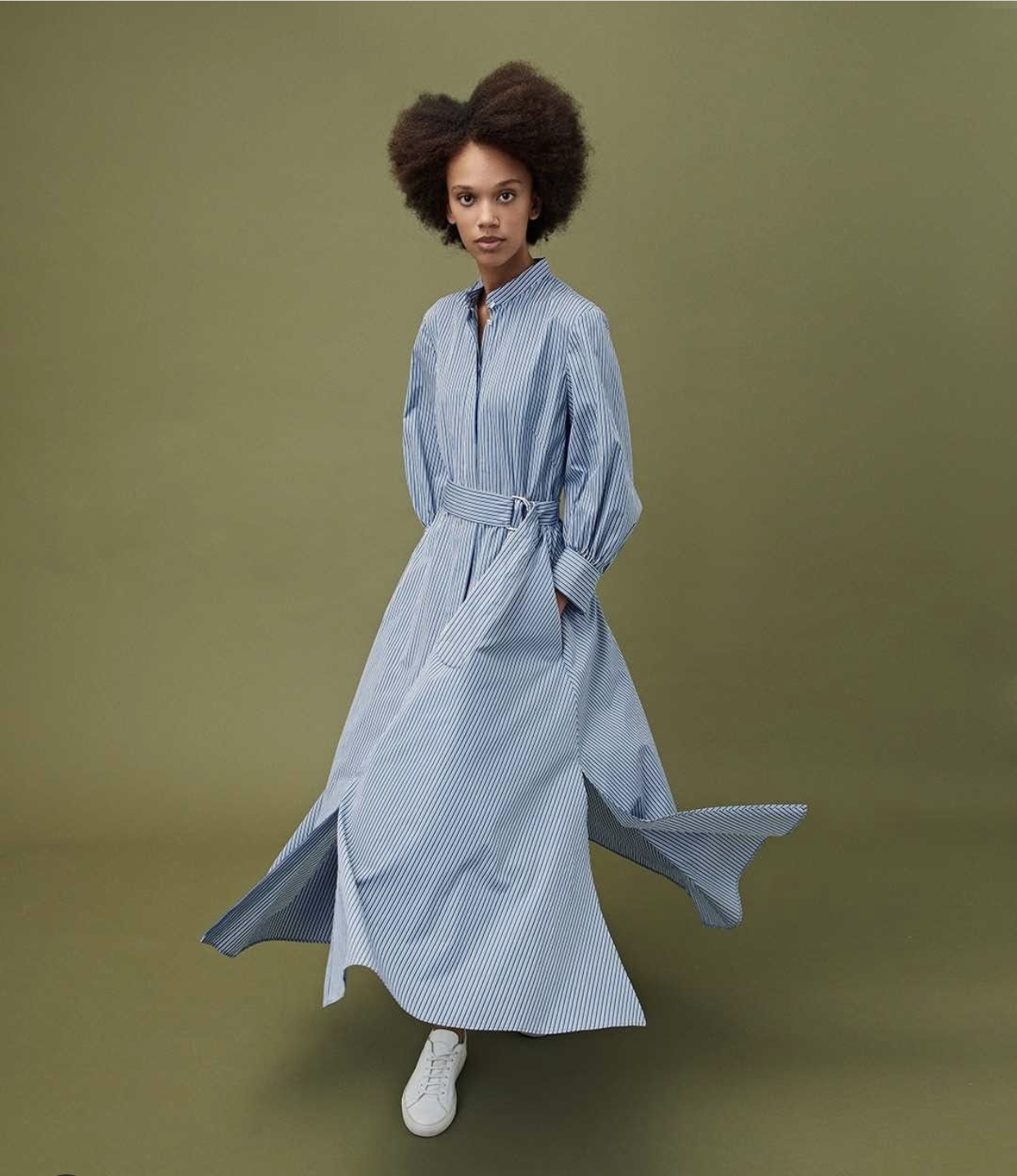 AKRIS punto Kleid STRIPE