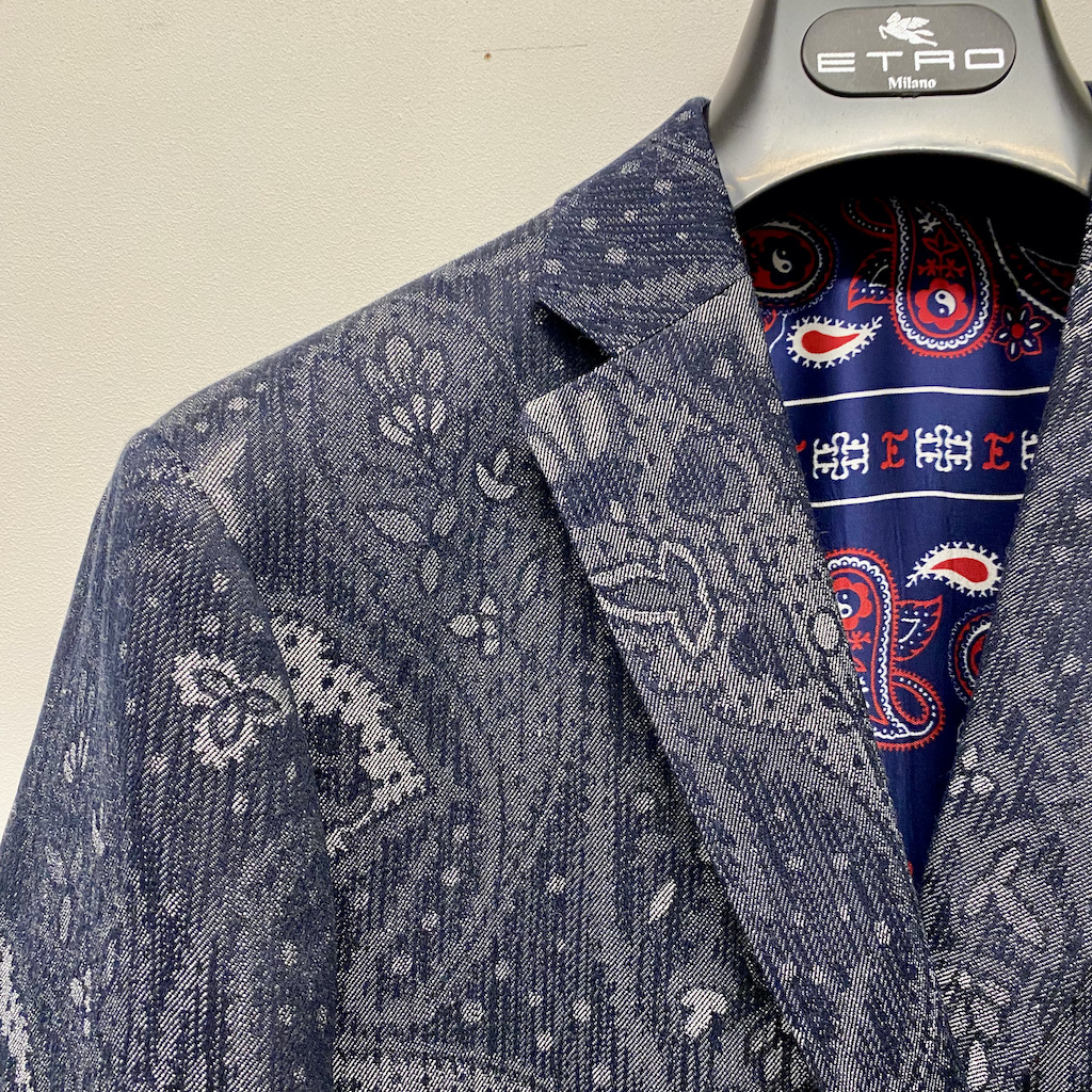 ETRO Veston DENIM