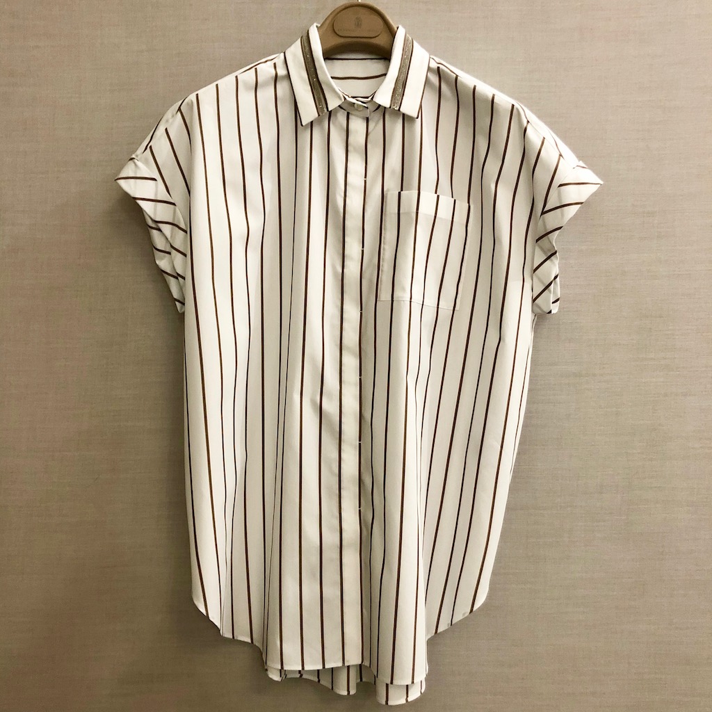 CUCINELLI Bluse STRIPES