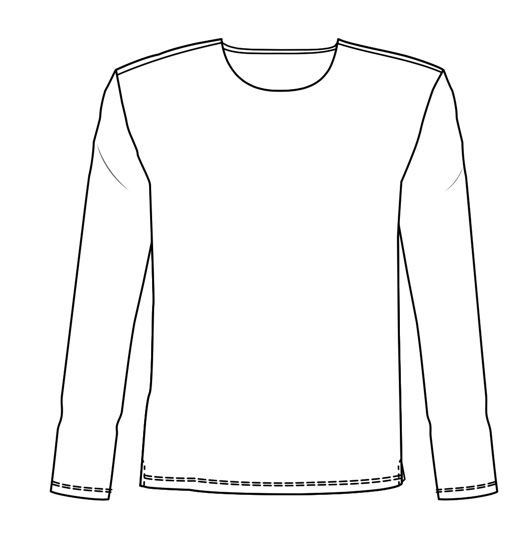 THYLIE T-Shirt RN LS