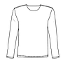 THYLIE T-Shirt RN LS